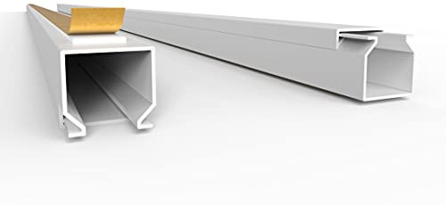 SCOS Smartcosat Kabelkanal, 16x16 mm, 5x2 m, Weiß, selbstklebend | PVC, UV-beständig, Innen & Außen, 5 Stangen à 2 m = 10 m, Made in Germany