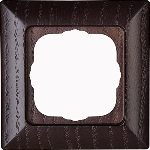 HK02 - Abdeckrahmen 1-Fach, Farbe: wenge