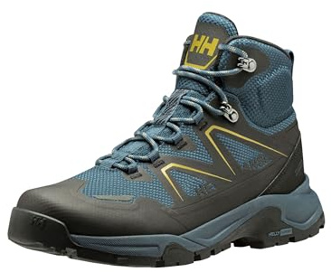 Helly-Hansen Cascade HellyTech Waterproof Mid Cut Hiking Boots for Women - Lightweight, Cushioned, Stable, Multi-Terrain Grip, Deep Dive - 7.5F