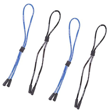 Gadpiparty 4 Stück Sonnenbrille Sport Ohr aus Silikon Silikon-Lanyard Sonnenbrillenhalter Gurt Brillenbänder brillenhalter riemen Brillenband Brillenhalteband rutschfest Brille Seil Gläser