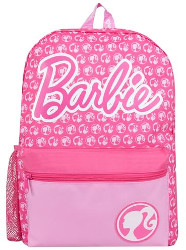 Barbie Rucksack | Mädchen Tasche | Kinder Schulrucksack | Mädchen Kinderrucksäcke | Eine Größe Rosa