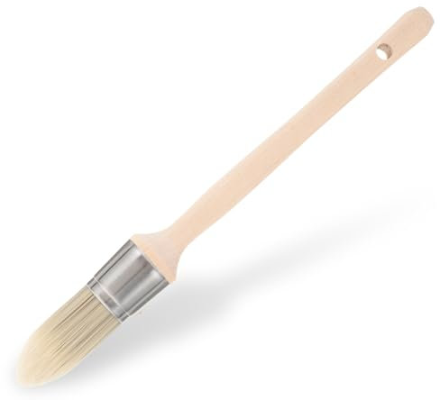 UKCOCO Pinceau De Peinture Angle Professionnel Brosse à Peindre Tapered pour Finitions Précises Outil De Peinture pour Mur Meubles Et Coins De Manche Confortable Utilisation Polyvalente