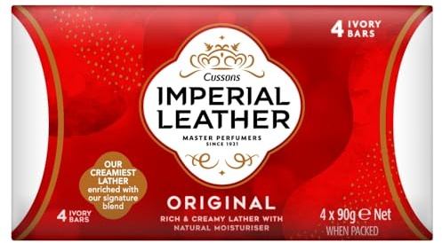 Imperial Leather Original Bar Soap, 90g, Pack of 4