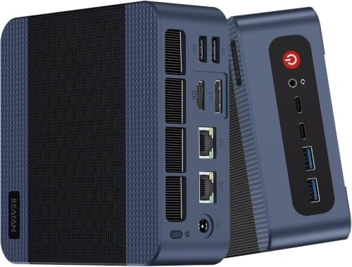 Reatan Mini PC,Mit AMD Ryzen 7 8745HS,16G DDR5 RAM 1TB PCIe4.0 SSD OcuLink