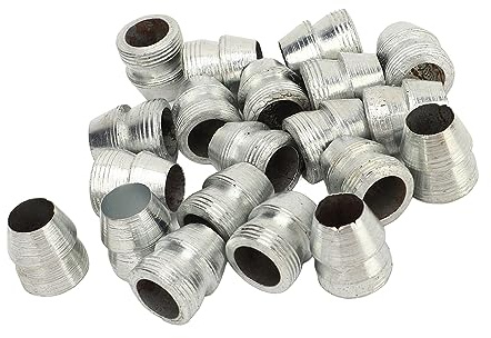 OVAQUIXI Cuñas con de Acero Redondo, 3 Piezas, Juego de Cuñas para Martillo de Hacha Redonda de Seguridad, Construcción de Acero, Diseño Redondo para Hacha, Martillo, Trineo, División de Madera (16mm)