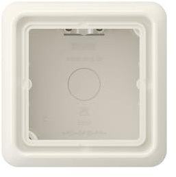 Jung CD581AW Aufputz-Kappe mit Rahmen 1-Fach