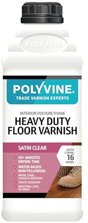 Polyvine PFVDF1000 Barniz, Muy Resistente, 1 litro