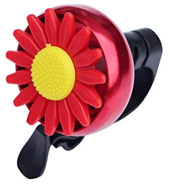 BESPORTBLE Kinderfahrrad Klingel Sonnenblumenform Fahrradgriff Radklingel Rot Fahrradklingel Für Kinderfahrräder Und Falträder