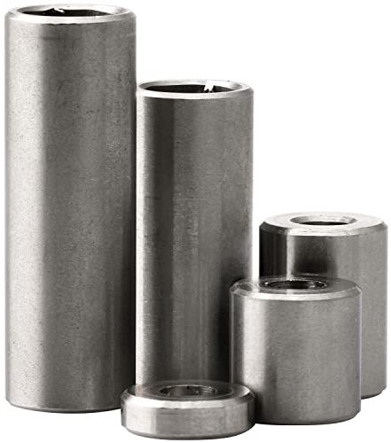 FASTON Edelstahl Distanzhülsen M7/M8 Ø innen 8 mm (4 Stück) Edelstahlhülse Hülsen aus Edelstahl A2 Abstandshülsen Distanzbuchsen Distanzrohr Ø Außen 10 mm Länge 40 mm