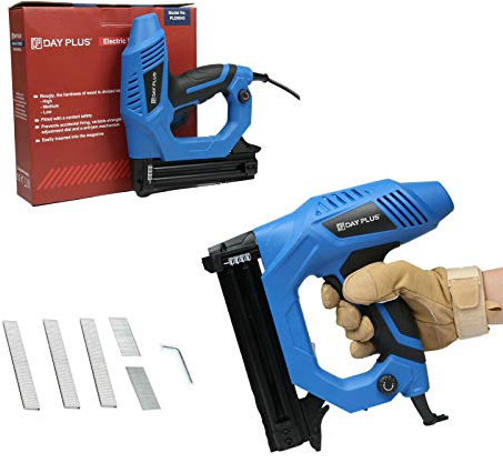 Elektrotacker Nagler Elektronagler Nagelpistole für Polster-, Tischler- und Holzbearbeitung Projekte, mit frei Nägels