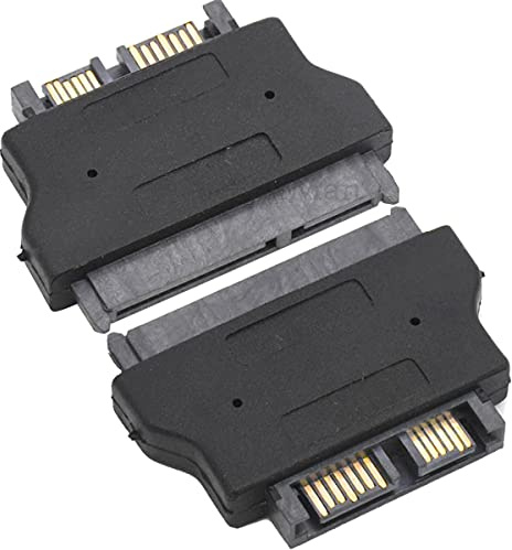 Xiatiaosann SATA 22Pin vers Slim 13Pin Mâle Adaptateur Convertisseur pour 2.5 HDD - 2 Pièces