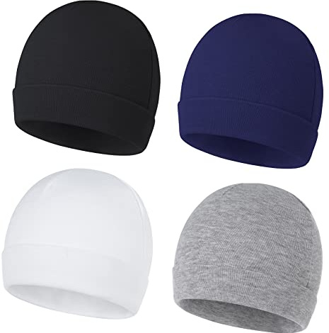 Durio Unisex Baumwoll Baby Mütze Erstlingsmützen für Neugeborene Slouch Beanie Jungen Mädchen für 0-6 Monate