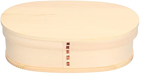 Fiambrera De Madera De 800ml Para Niños Y Adultos, Caja Bento Japonesa Con Divisor, Fiambrera Bento De Madera Para Picnic, Oficina, Senderismo Y Camping
