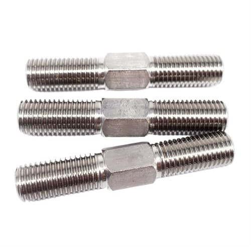 6 stück 304 Edelstahl Doppel Ende Gewinde Stehbolzen Schraube Bolzen M6 x 40-100mm(M6*60 6pcs)