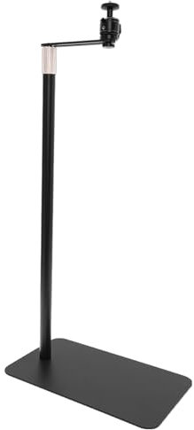 HANGKAI Support de projecteur avec pied en métal lourd, support de projecteur pivotant à 360°, hauteur réglable de 60 à 120 cm, pour projecteurs avec boulons 1/4