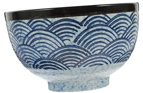 Alipis Ciotola giapponese ramen bowls zuppiera scodelle per zuppa Ciotola da ramen e zuppa per la colazione di cereali cinese piccola in ceramica