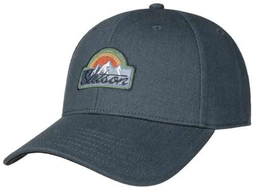Stetson Mountain Cap Baseballcap Herren Alle Jahreszeiten Baumwolle dunkelblau One Size