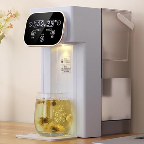 3L Sofortheizung Gefilterter Heißwasserspender für den Heimgebrauch - Variable Temperatur & Lautstärkeregelung Digitaler Touchscreen - Energieeffizient für Küchen, Schlafzimmer, Wohnmobile, Büros