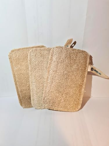 Chinchilla® Luffa Schwamm Küchenschwämme | 3 nachhaltige Spülschwämme | wiederverwendbar, plastikfrei & vegan