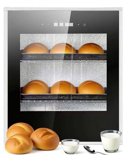 Lievitatore Elettrico Da Banco 40L, Macchina Per Lievitare Pasta Elettrica Con Controllo Temperatura E Umidità Regolabile Per Una Fermentazione Perfetta Di Pane, Impasti E Lievito Madre