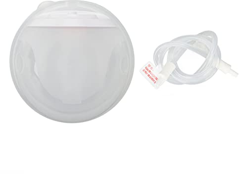 Accessoires pour tire-lait portable Cygmophine : coupelle de recueil de lait mains libres en silicone, 240 ml.