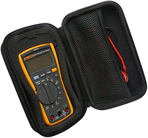 Khanka Hart Universal Tasche für Fluke Multimeter Digital 117 116 115 114 113 103 17B+ 177/87V Case Schutzhülle.(Nur tasche)