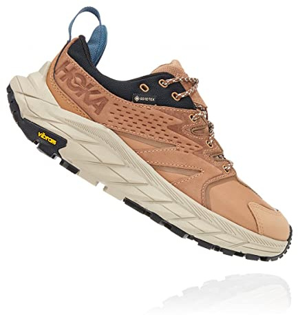 HOKA Anacapa Low GTX Women's, Vandringsskor Unisex-Vuxen, Tiger S Eye Black, 41 1/3 EU