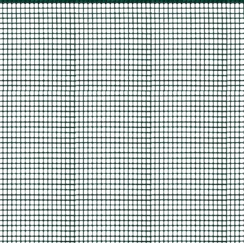 Virsus Rete Protettiva in Plastica verde 3321, misura 1x5 Mt, Peso 280 gr/mq, Recinzione Protezione a Maglia Quadrata per per Esterno Balconi, Cancelli, Giardino, Aiuole, Maglia 5x5 mm