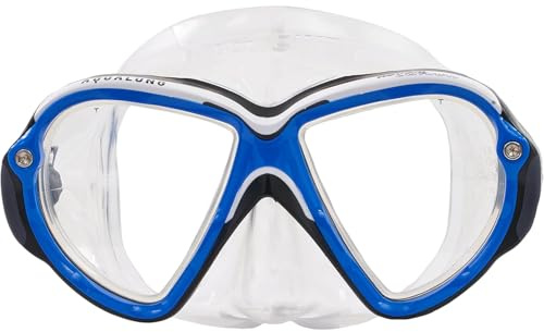 Aqualung Reveal ULTRAFIT - taucherbrille Erwachsene mit 180°-Panoramablick, individueller Gesichtsanpassung, austauschbaren Gläsern, wasserdicht, Silikon-Rand, perfekt zum Tauchen