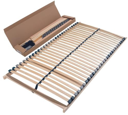 sleepling Lattenrost Max zur Selbstmontage DIY, 28 Leisten inkl. Mittelzonenverstellung, für alle Matratzen geeignet, TÜV Süd GS-geprüft, 90 x 200 cm