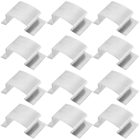 LT Easiyl 50 Pcs Clips De Verre À Effet De Serre En Acier Inoxydable 25 Mm X 10 Mm X 15 Mm Clips G À Ressorts Pour Réparation De Vitrage