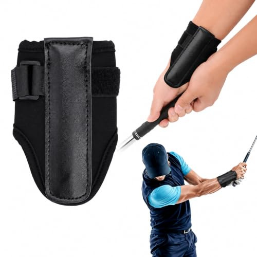 Hominas Golfträning Handled Fixator Hållare Neopren PU Justerbara Kompression Handledsbandage