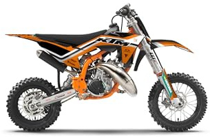 Motorcross deco kit anpassningsbar KT SX 50 från 2024 ORANGE HERRITAGE