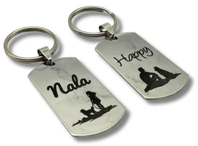 Hundemarke mit Gravur aus Edelstahl 43mm x 24mm Schildform – Handgefertigtes, personalisiertes Namensschild für Hunde – Tiermarke mit Adresse und Telefonnummer