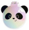 Legami - Bonito cepillo para el pelo con espejo, tema panda, cepillo plegable, se abre y se cierra con un clic, cómodo y práctico para llevar a cualquier parte