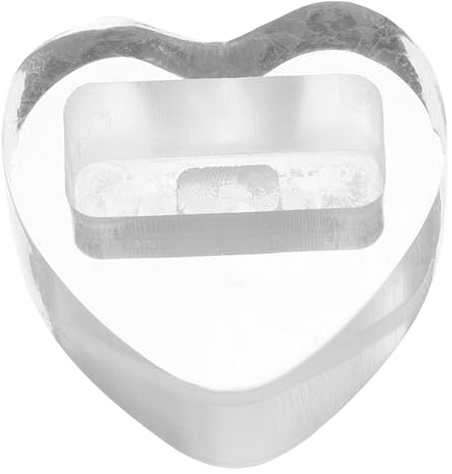 WESIEVYA Acryl Kazoo Display Stand Herzform Praktischer Für Kazoo Dekorative Ausstellungsstütze Für Sammler Und Ausstellungen Leicht Zu Reinigen Und Langlebig