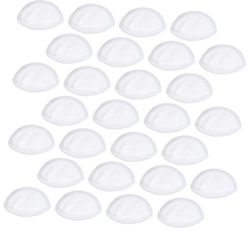 UPKOCH Coppette Assorbilatte Monouso 100 Pezzi Ultrasottili e Traspiranti Non Tessuto Bianco Design Adesivo Leggero per Allattamento
