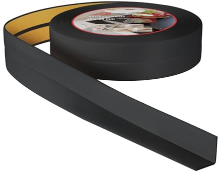 ProfiPVC Weichsockelleiste selbstklebend aus PVC 30x30mm 10m Schwarz