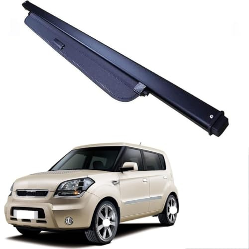 ZQWZY Auto Laderaumabdeckung Kofferraum Kofferraum Schutz Abdeckung Laderaumabdeckung für Kia Soul 2008-2013
