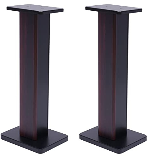 Wooden Speaker Stands for Enhanced Audio Experience, Ideal for Home Theater and Bookshelf Speakers