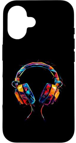 DJ Headphones Abstract Case for iPhone 16