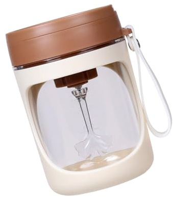 jiingekk Rechargeable Electric Coffee Mixer Cup With Lanyard & Spoon PC Auto Stirring For Travel Office Home Office Coffee Stirrer Cup