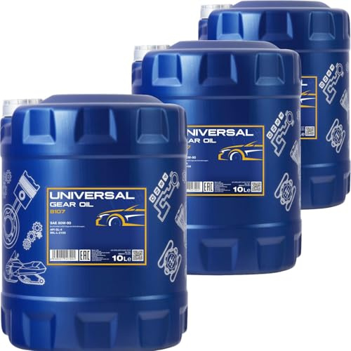 Mannol 3x MN8107-10 Getriebeöl (10 L) | MN8107-10, Mannol 8107 Universal 80W-90 GL-4