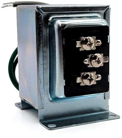 Newhouse Hardware 3040TR Dual Voltage Wired Doorbell Transformer (16V/30VA or 24V/40VA), UL Class 2, Threaded Hub Bracket, Indoor Low Voltage Power Supply for