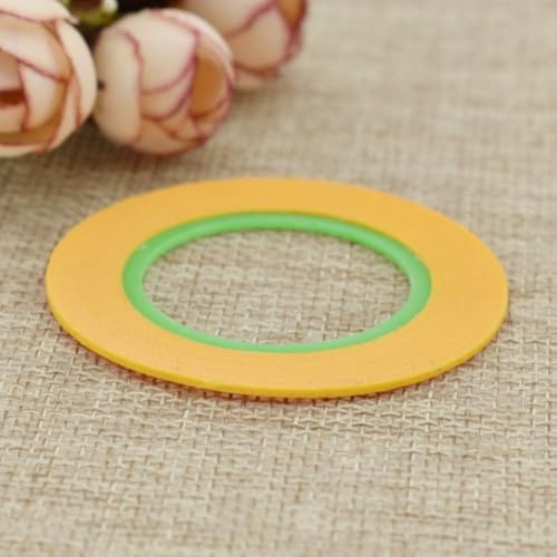 ComfyHarbor Craft Masking Tape For Model Painting And Spray Technique Refinement 1mm 2mm 3mm Dimensions 18m Length For Consistent Coverage(1mm)