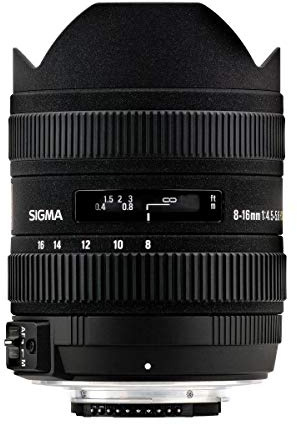 Sigma 8-16mm f4.5-5.6 DC Lens for Nikon Digital SLR Cameras with APS-C Sensors | APS-C Sensors