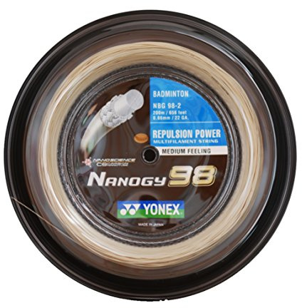 Yonex Nanogy 98 200m Badminton Racquet String (Cosmic Gold)