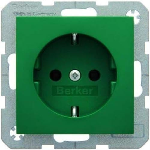 Berker 47438913 Schuko-Steckdose grün