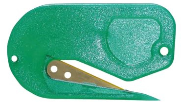 1 Stück Sicherheitsmesser Easy | Einweg, grün, L: 8cm, Sicherheitsmesser, Cuttermesser, Folienschneider