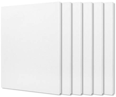 BXI Sound Absorber - 16 X 12 X 3/8 Inches 6 Pack High Density Acoustic Absorption Panel, Sound Absorbing Panels Reduce Echo Reverb, Tackable Acoustic Panels for Wall and Ceiling Acoustic Treatment